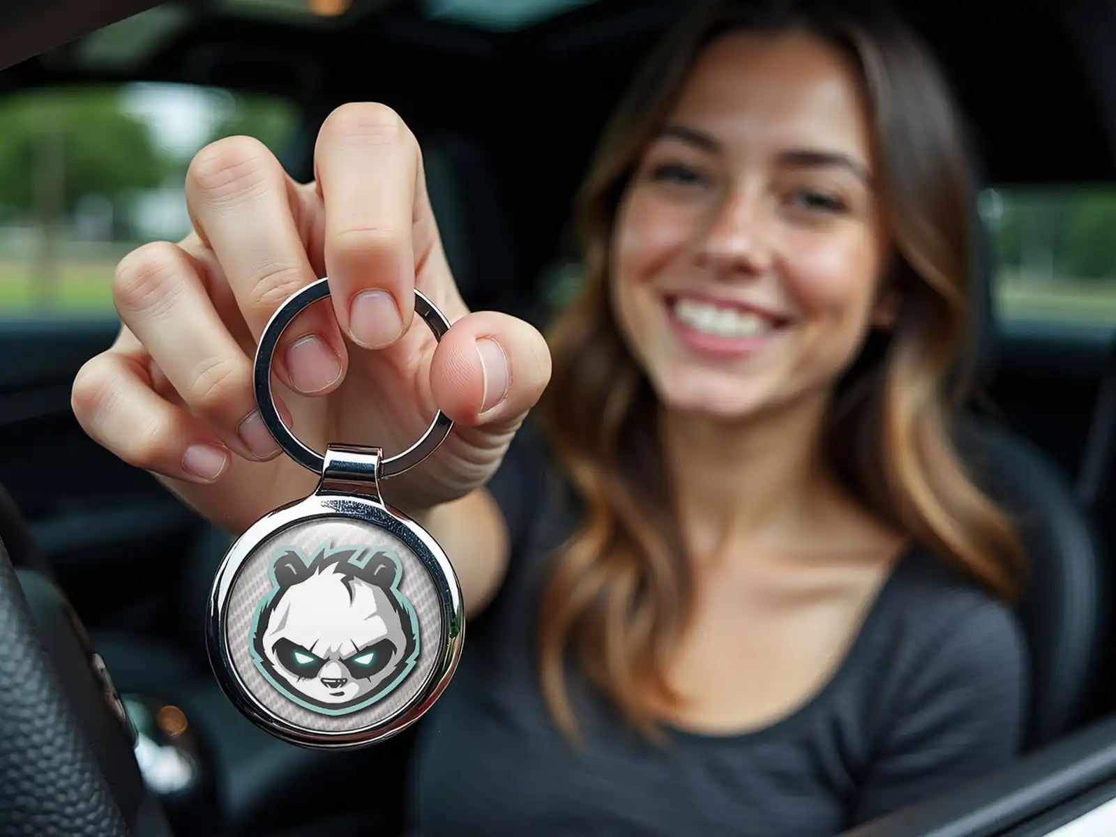 Llaveros Mascota Etiqueta Metal Acero Diseño Fuerza